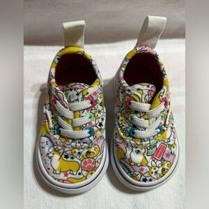 Corgi Print Baby Vans Size 2